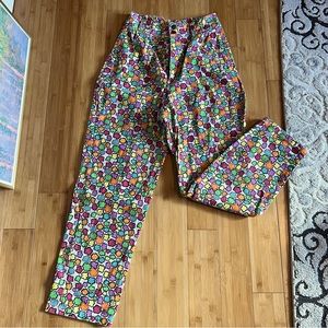 Lucy & Yak Bright Floral Pattern Jeans